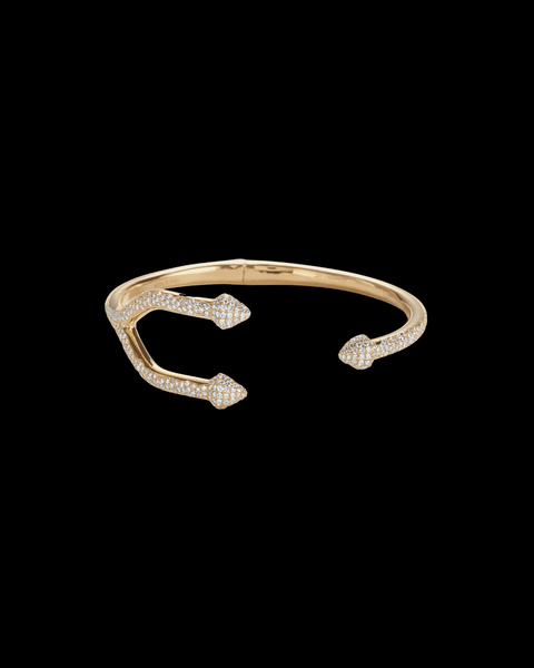 Legacy Diamond Bangle _ METAL X WIRE designs