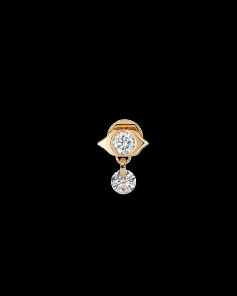 Stud No. II : Dancing Round Stud _ METAL X WIRE designs
