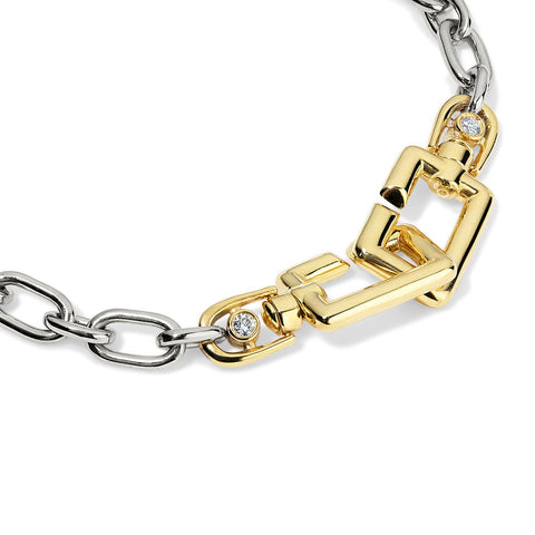 Bold Lynx Diamond Bracelet _ METAL X WIRE designs