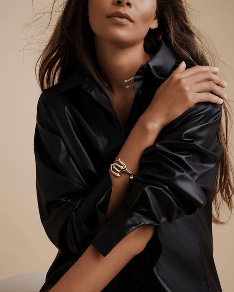 Legacy Diamond Bangle - METAL X WIRE