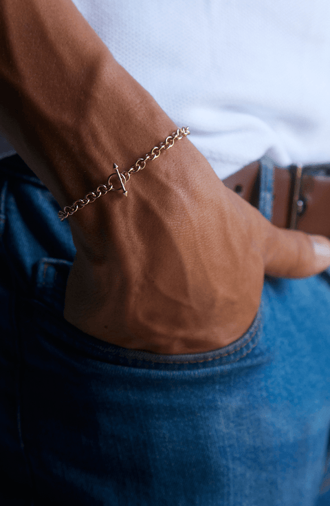 Lynx Toggle Bracelet - METAL X WIRE