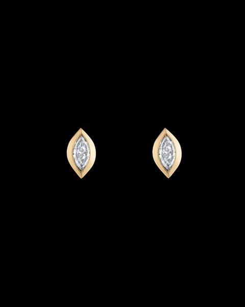 Marquis Stud Earrings _ METAL X WIRE designs