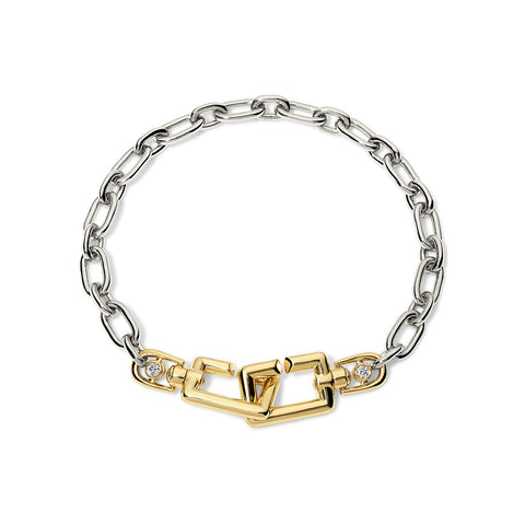 Bold Lynx Diamond Bracelet _ METAL X WIRE designs