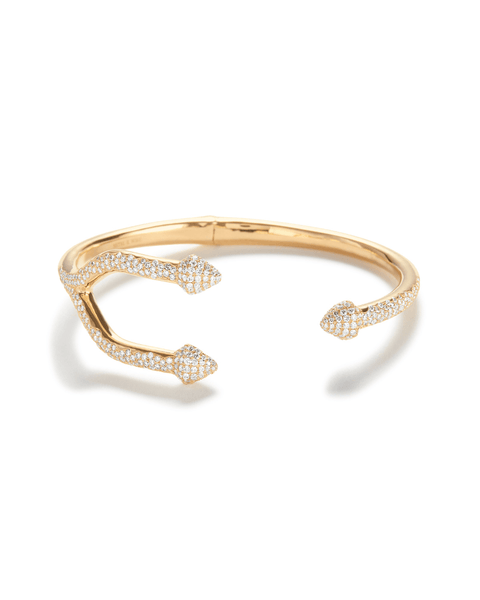 Legacy Diamond Bangle - METAL X WIRE